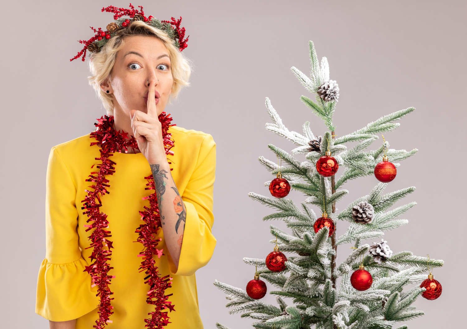 swept back bob hairstyle for christmas