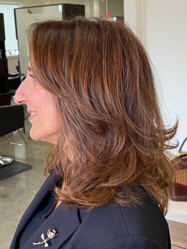 hair color and highlight work